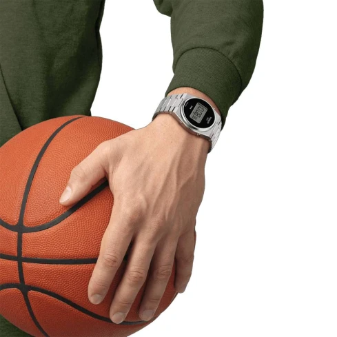 Унисекс ръчен часовник с кварцов механизъм - корпус от Стомана - Стоманена верижка - цвят Черен