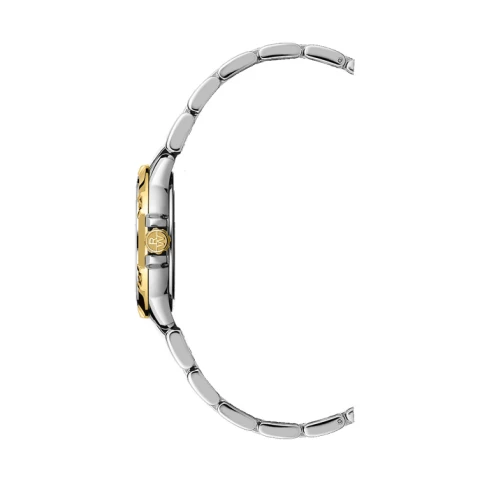 Дамски ръчен часовник с кварцов механизъм - корпус от Стомана - Стоманена верижка - цвят Седеф Сив