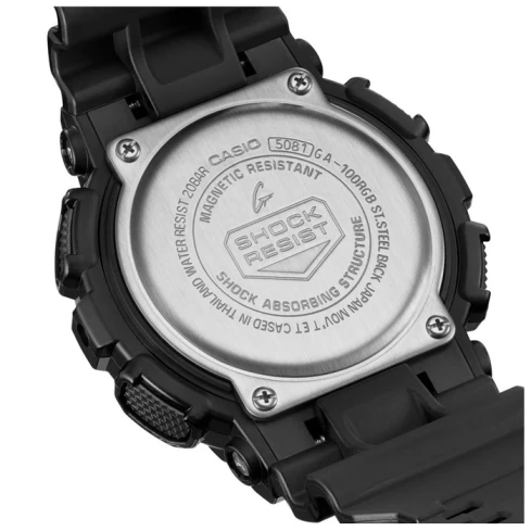 Мъжки ръчен часовник с кварцов механизъм - корпус от Полимер - Полимер - цвят Дъга