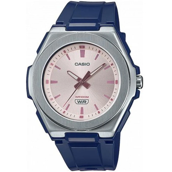 Мъжки ръчен часовник с кварцов механизъм - корпус от Полимер - Полимер - цвят Розов Син