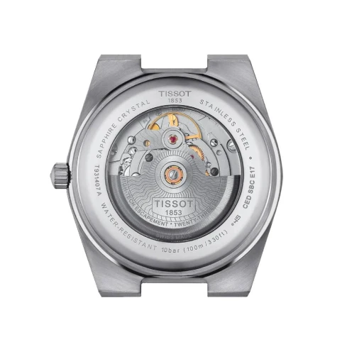 Мъжки ръчен часовник с автоматичен механизъм - корпус от 18К Злато - Стоманена верижка - цвят Сребрист Сив