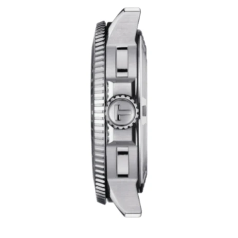 Мъжки ръчен часовник с автоматичен механизъм - корпус от Стомана - Стоманена верижка - цвят Сребрист Сив