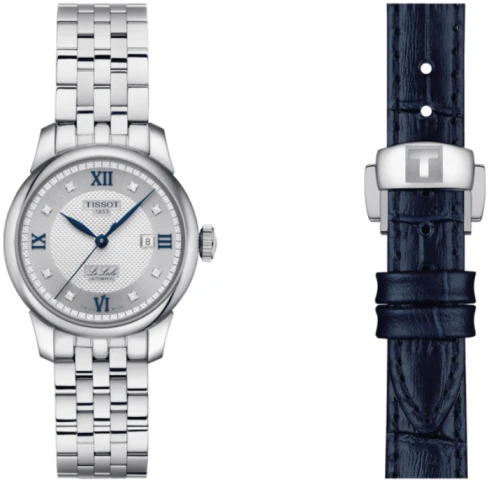 Дамски ръчен часовник с автоматичен механизъм - корпус от Стомана - Стоманена верижка - цвят Сребрист Сив