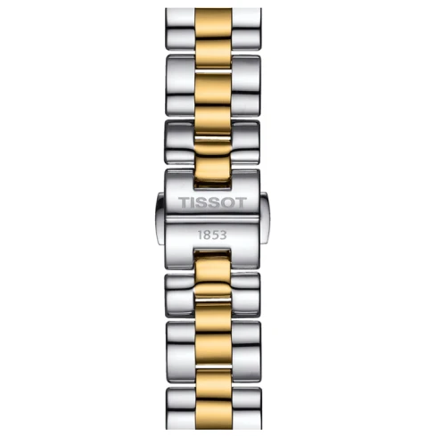 Дамски ръчен часовник с кварцов механизъм - корпус от Стомана - Стоманена верижка - цвят Седеф Злато