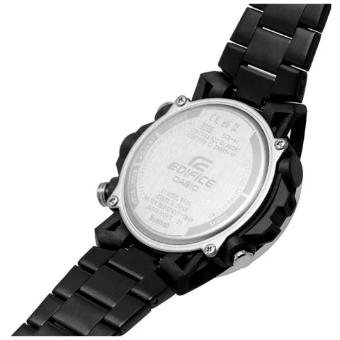 Мъжки ръчен часовник с кварцов механизъм - корпус от Стомана - Стоманена верижка - цвят Черен