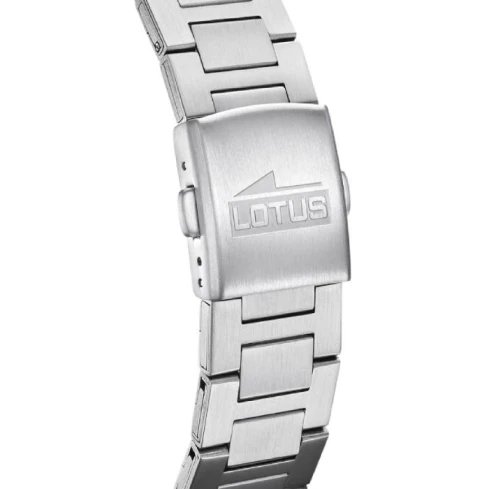 Мъжки ръчен часовник с кварцов механизъм - корпус от Стомана - Стоманена верижка - цвят Син Сив