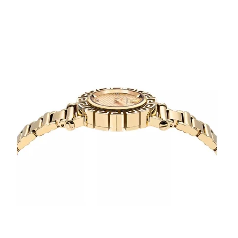 Дамски ръчен часовник с кварцов механизъм - корпус от Стомана - Стоманена верижка - цвят Злато Злато