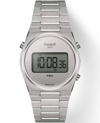 Унисекс ръчен часовник с кварцов механизъм - корпус от Стомана - Стоманена верижка - цвят Сив