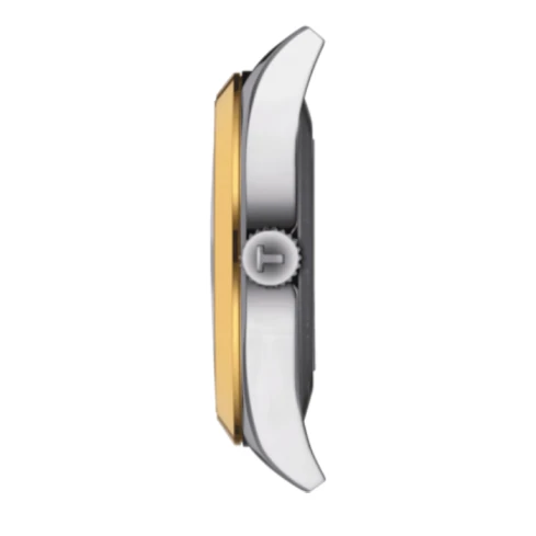 Мъжки ръчен часовник с автоматичен механизъм - корпус от Стомана - Стоманена верижка - цвят Сив Злато