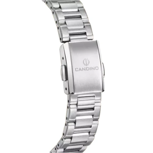 Дамски ръчен часовник с кварцов механизъм - корпус от Стомана - Стоманена верижка - цвят Бял