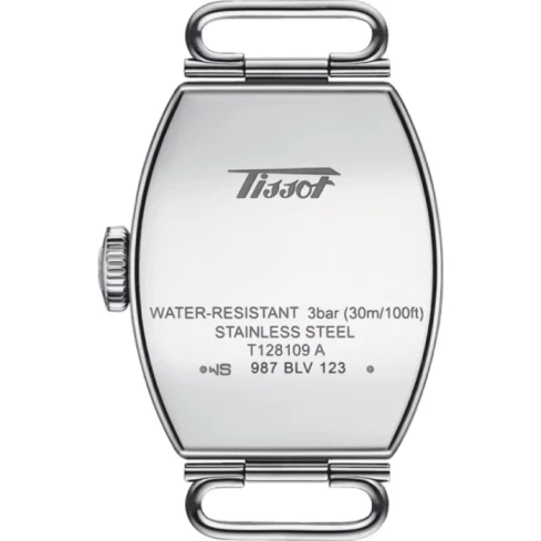 Дамски ръчен часовник с кварцов механизъм - корпус от Стомана - Естествена кожа - цвят Син Син