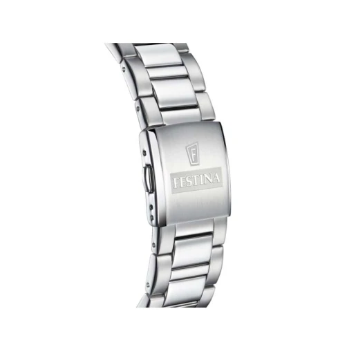 Мъжки ръчен часовник с кварцов механизъм - корпус от Стомана - Стоманена верижка - цвят Син Сив