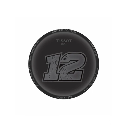 Мъжки ръчен часовник с кварцов механизъм - корпус от Стомана - Каучук - цвят Черен Син