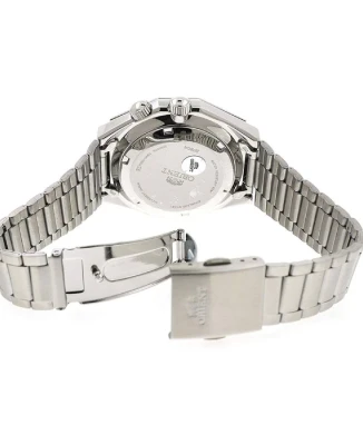 Мъжки ръчен часовник с автоматичен механизъм - корпус от Стомана - Стоманена верижка - цвят Червен Сив