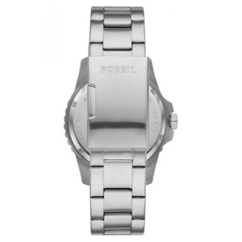 Мъжки ръчен часовник с кварцов механизъм - корпус от Стомана - Стоманена верижка - цвят Черен Сив