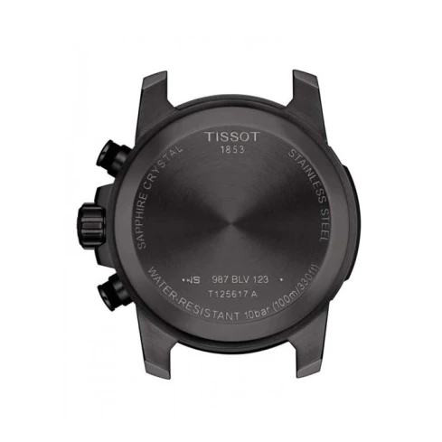 Мъжки ръчен часовник с кварцов механизъм - корпус от Стомана и алуминий - Естествена кожа - цвят Черен Бежов