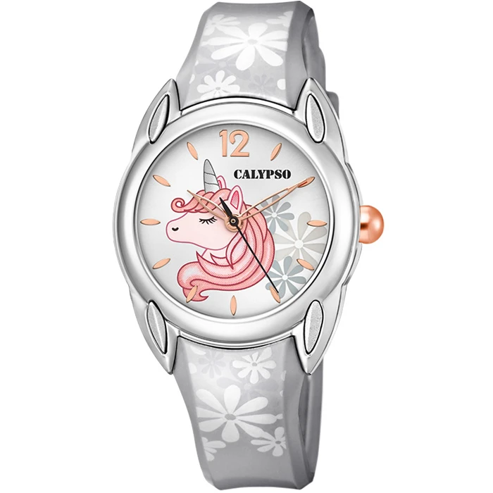 Унисекс ръчен часовник с кварцов механизъм - корпус от Полимер - Полимер - цвят Сив Сив