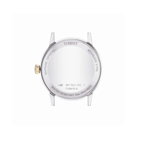 Мъжки ръчен часовник с кварцов механизъм - корпус от Стомана - Естествена кожа - цвят Бежов Кафяв