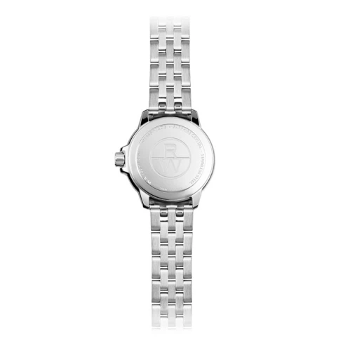 Дамски ръчен часовник с кварцов механизъм - корпус от Стомана - Стоманена верижка - цвят Седеф Сив