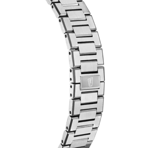 Дамски ръчен часовник с кварцов механизъм - корпус от Стомана - Стоманена верижка - цвят Син Сив