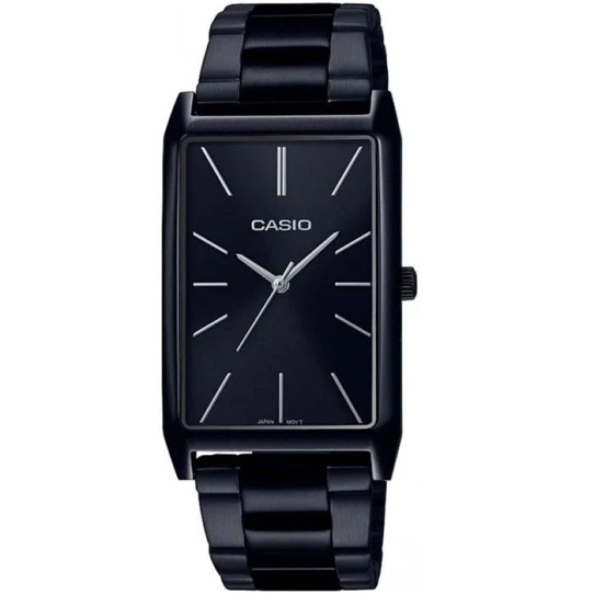 Дамски ръчен часовник с кварцов механизъм - корпус от Стомана - Стоманена верижка - цвят Черен Черен