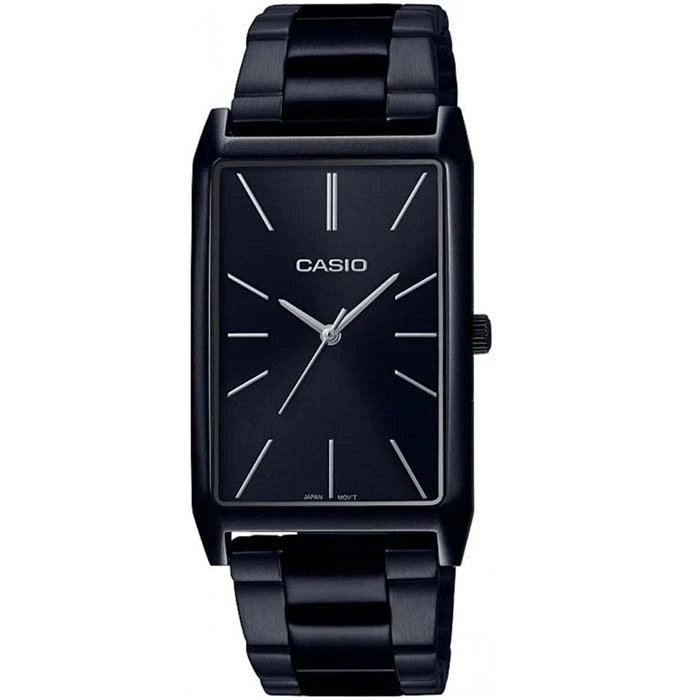 Дамски ръчен часовник с кварцов механизъм - корпус от Стомана - Стоманена верижка - цвят Черен Черен