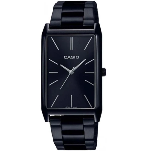 Дамски ръчен часовник с кварцов механизъм - корпус от Стомана - Стоманена верижка - цвят Черен Черен