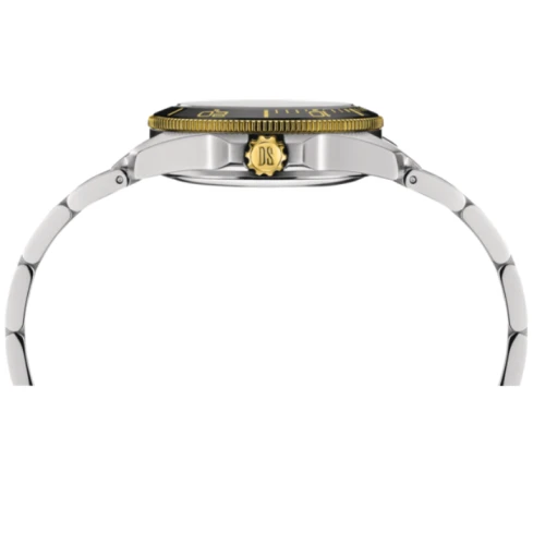 Дамски ръчен часовник с автоматичен механизъм - корпус от Стомана - Стоманена верижка - цвят Седеф Злато