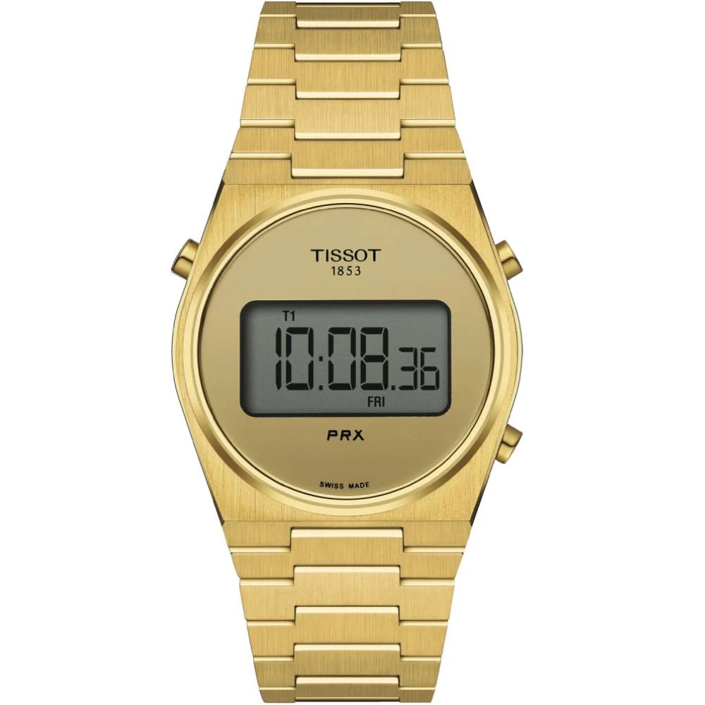 Унисекс ръчен часовник с кварцов механизъм - корпус от Стомана - Стоманена верижка - цвят Черен