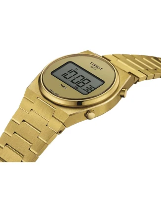 Унисекс ръчен часовник с кварцов механизъм - корпус от Стомана - Стоманена верижка - цвят Черен