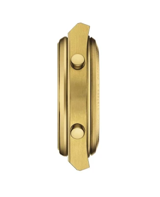 Унисекс ръчен часовник с кварцов механизъм - корпус от Стомана - Стоманена верижка - цвят Черен