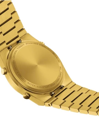 Унисекс ръчен часовник с кварцов механизъм - корпус от Стомана - Стоманена верижка - цвят Черен