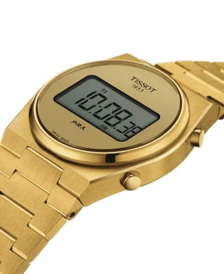 Унисекс ръчен часовник с кварцов механизъм - корпус от Стомана - Стоманена верижка - цвят Черен