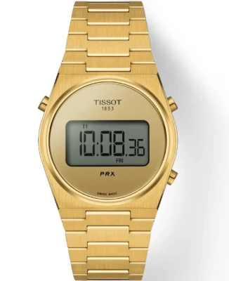 Унисекс ръчен часовник с кварцов механизъм - корпус от Стомана - Стоманена верижка - цвят Черен