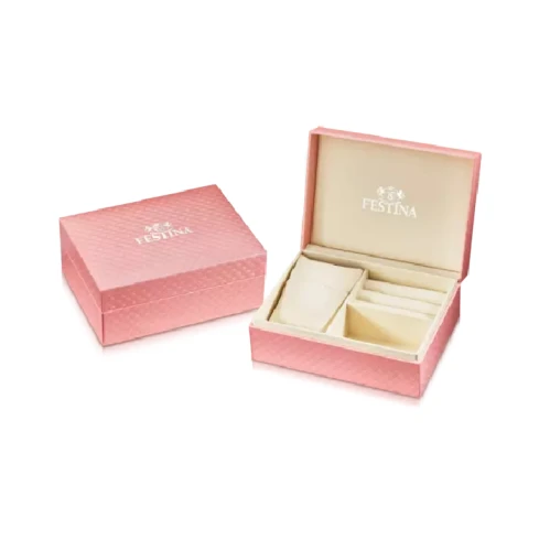 Дамски ръчен часовник с кварцов механизъм - корпус от Стомана - Стоманена верижка - цвят Розов