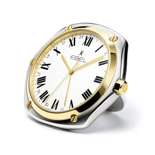 Унисекс будилник с кварцов механизъм - цвят Бял Сив