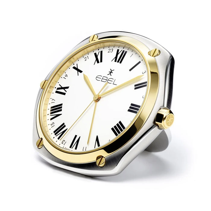 Унисекс будилник с кварцов механизъм - цвят Бял Сив