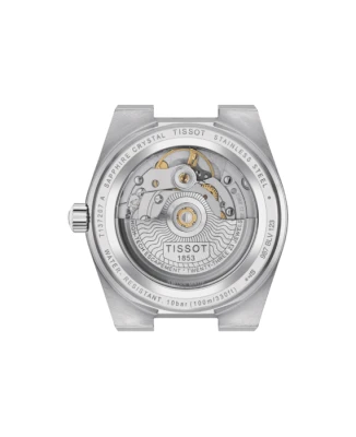 Дамски ръчен часовник с автоматичен механизъм - корпус от Стомана - Стоманена верижка - цвят Бял