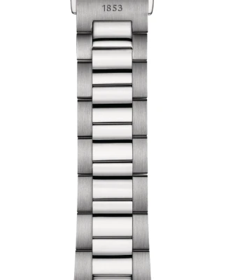 Мъжки ръчен часовник с кварцов механизъм - корпус от Стомана - Стоманена верижка - цвят Черен