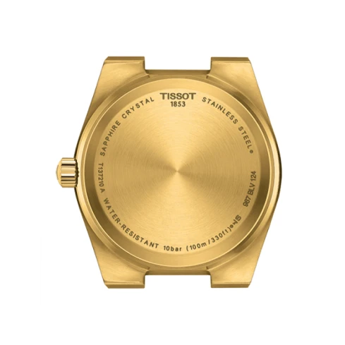 Унисекс ръчен часовник с кварцов механизъм - корпус от Стомана - Стоманена верижка - цвят Шампанско Злато