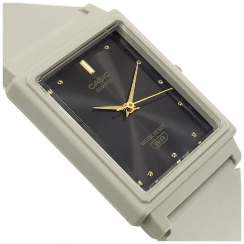 Дамски ръчен часовник с кварцов механизъм - корпус от Полимер - Полимер - цвят Черен Бежов