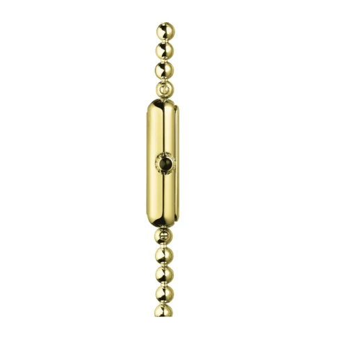 Дамски ръчен часовник с кварцов механизъм - корпус от Стомана - Стоманена верижка - цвят Седеф Злато