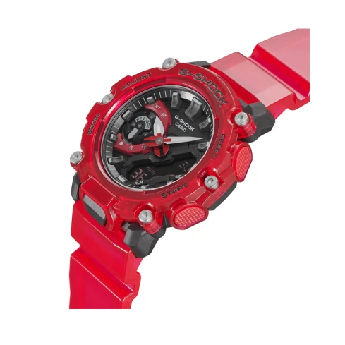 Casio GA-2200SKL-4AER G-Shock - Мъжки ръчен часовник с кварцов механизъм - корпус от Полимер - Полимер - цвят Черен Червен