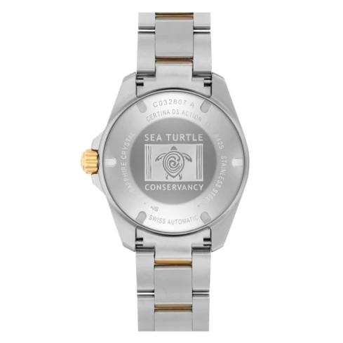 Мъжки ръчен часовник с автоматичен механизъм - корпус от Стомана и алуминий - Стоманена верижка - цвят Син Злато