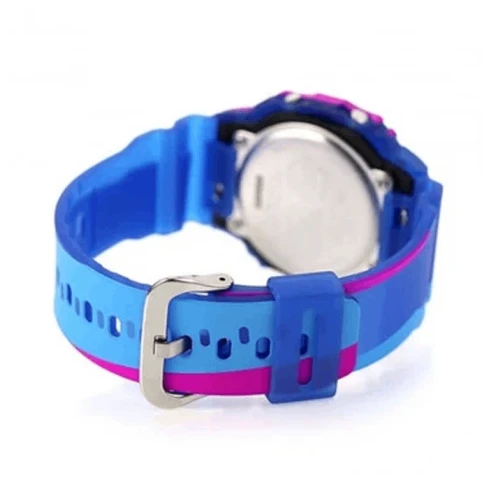 Мъжки ръчен часовник с кварцов механизъм - корпус от Полимер - Полимер - цвят Черен Син