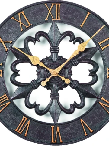 Унисекс стенен часовник с кварцов механизъм