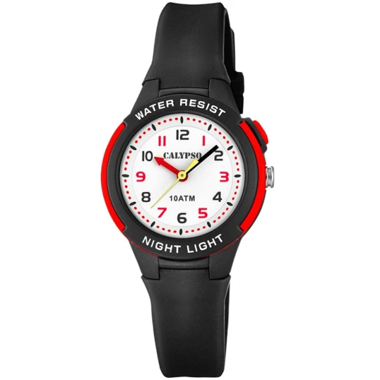 Унисекс ръчен часовник с кварцов механизъм - корпус от Полимер - Полимер - цвят Бял Черен