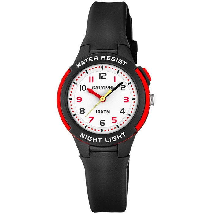 Унисекс ръчен часовник с кварцов механизъм - корпус от Полимер - Полимер - цвят Бял Черен