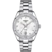 Tissot T101.910.11.116.00 PR100 - Дамски ръчен часовник с кварцов механизъм - корпус от Стомана - Стоманена верижка - цвят Седеф Сив