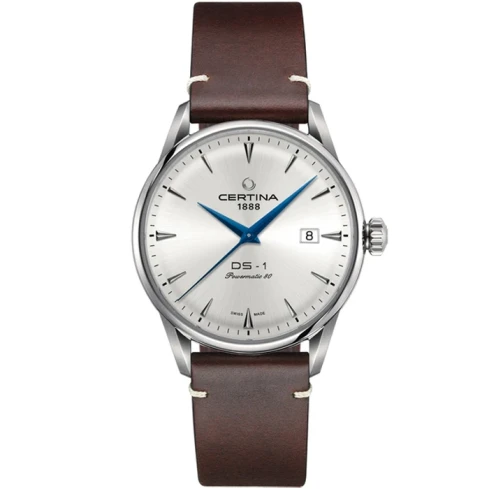 Мъжки ръчен часовник с автоматичен механизъм - корпус от Стомана - Меш - цвят Сребрист Сив